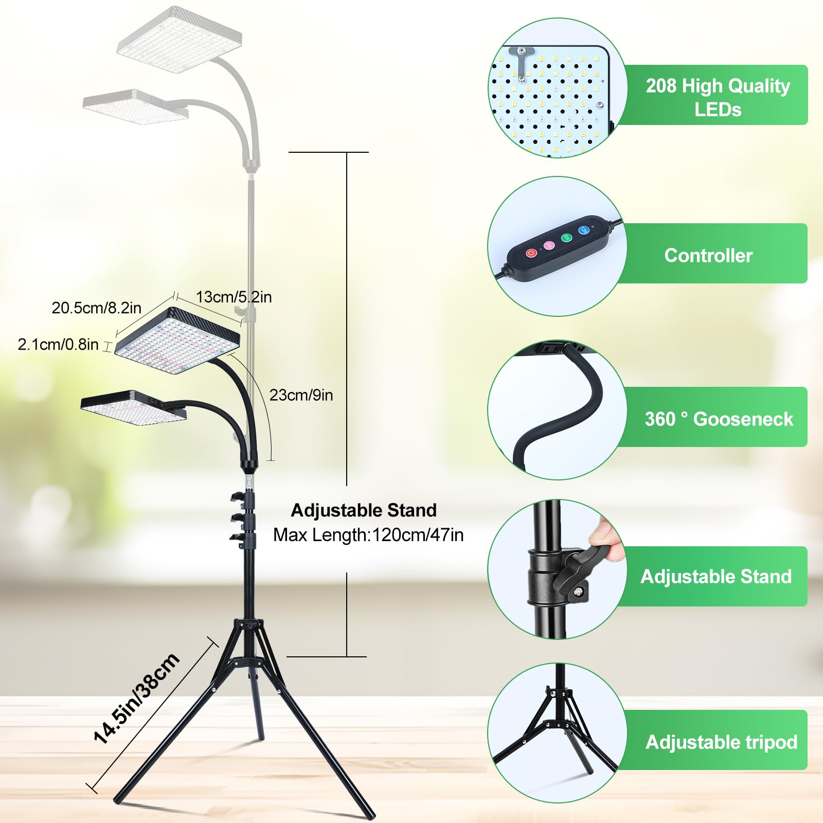 FRGROW true 50W output acts like a small sun for thriving indoor greens.