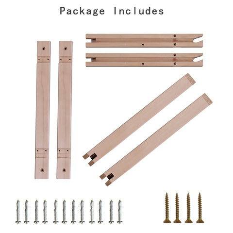 FRIADE PRIADE wood bracket for planters creating a secure hanging display
