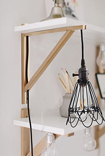 FRIADE PRIADE wood bracket accommodating wind chimes for gentle ambiance