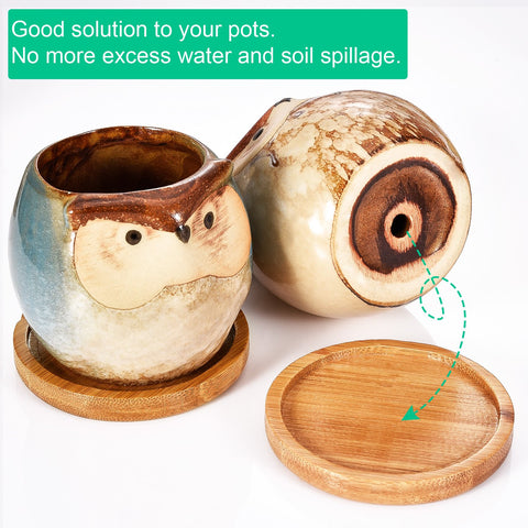 Frienda plant saucer outer diameter 7.5 cm fits most 2.52-inch pots.
