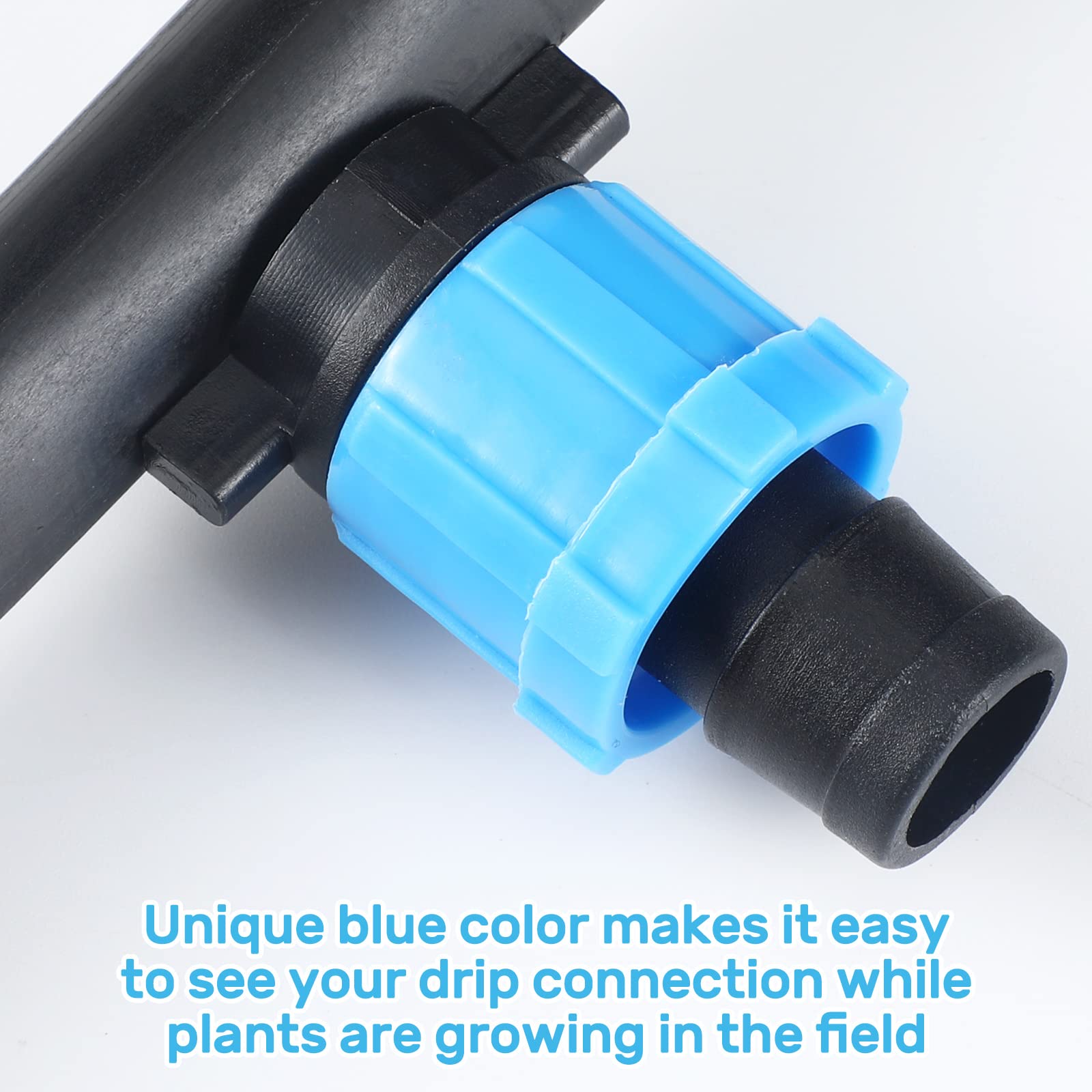 Frienda easy-punch main line setup for quick installation and tidy irrigation runs.