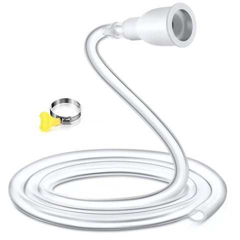 Frienda faucet hose adapter set demonstrates a complete sink-to-container transfer kit for quick water transfers.