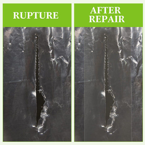 Frienda greenhouse repair tape 6in wide patches larger leaks effectively.