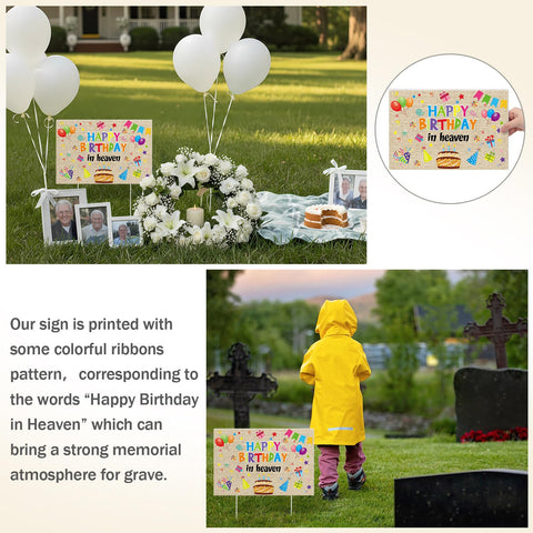 Frienda sign brightens garden memorial spaces with a comforting message.