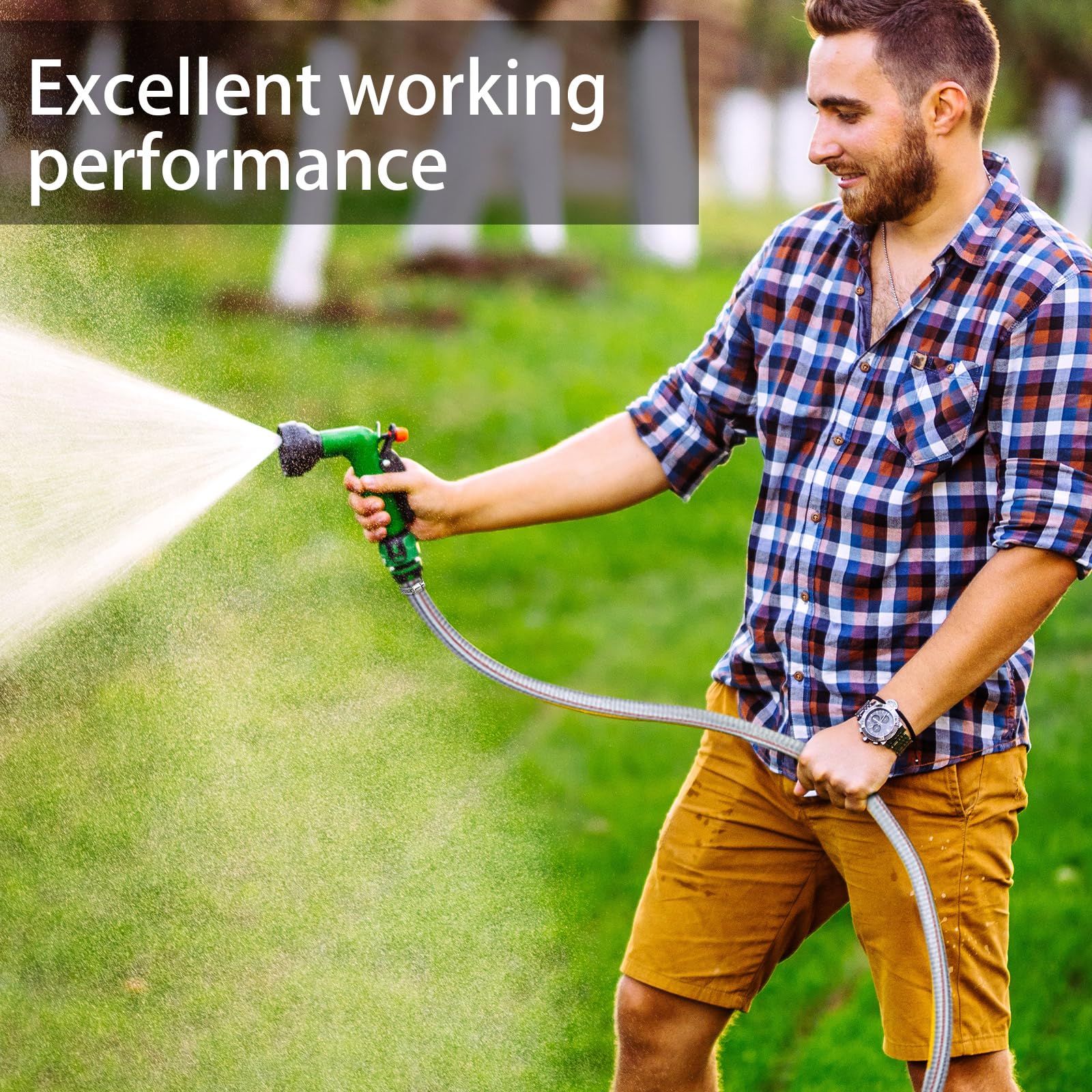 Frienda high-pressure PVC hose handles up to 87 psi.