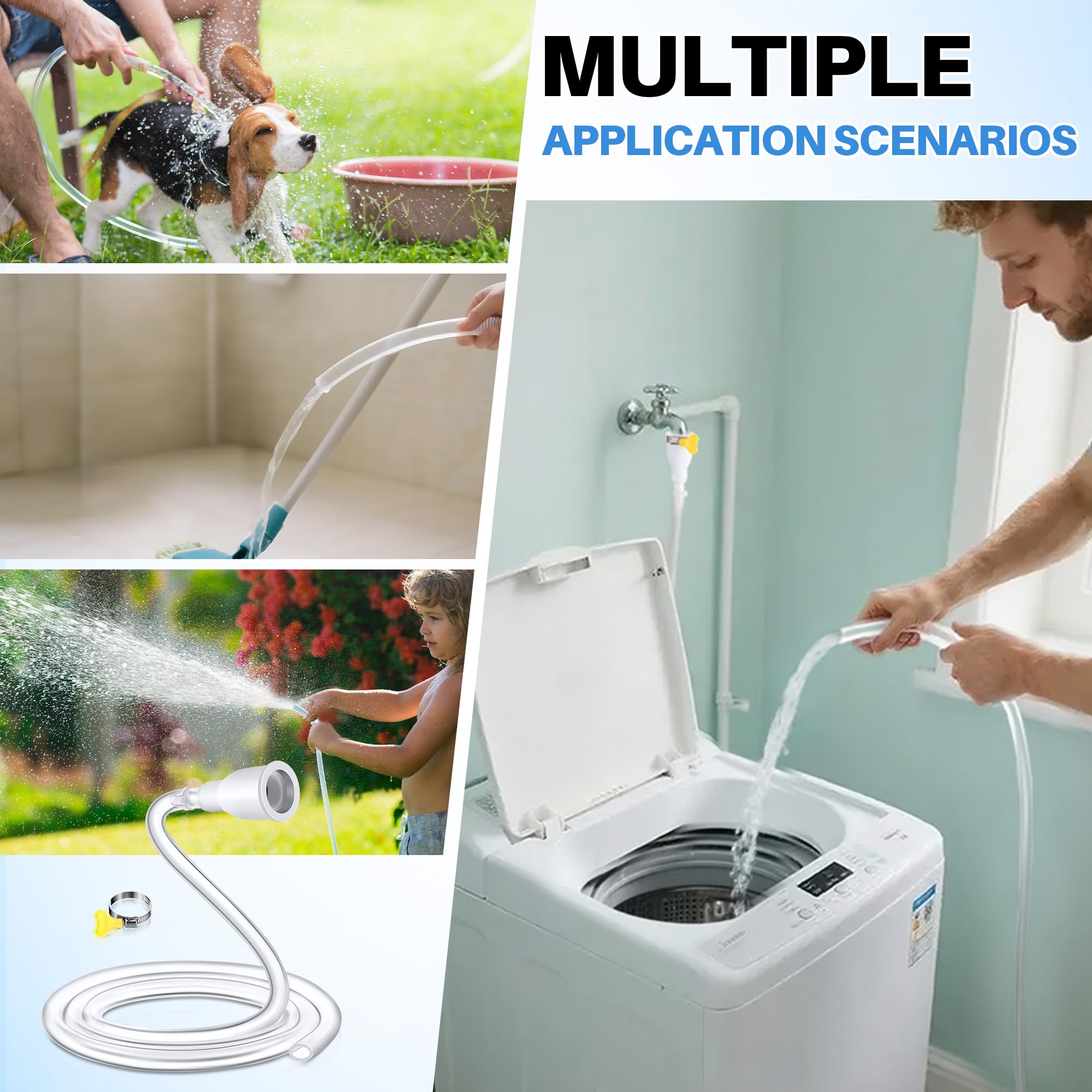 Frienda outdoor-friendly kit supports home cleaning and simple water transfers.