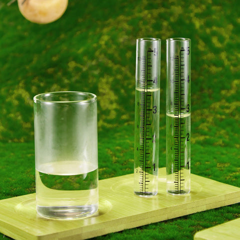 Frienda 5-inch capacity gauge helps track rainfall in outdoor spaces.