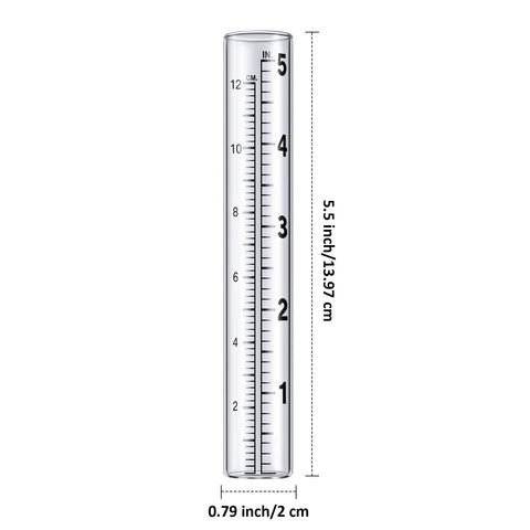 Frienda garden-ready gauges read precipitation quickly to support plant care.