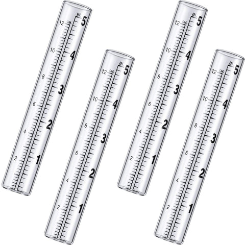 Frienda rain gauge glass tube with clear reading for accurate rainfall measurement.