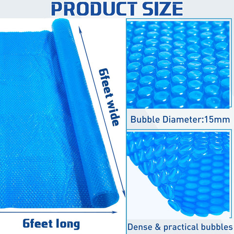 Frienda solar cover for hot tub 6x6 reduces evaporation and keeps water clean.