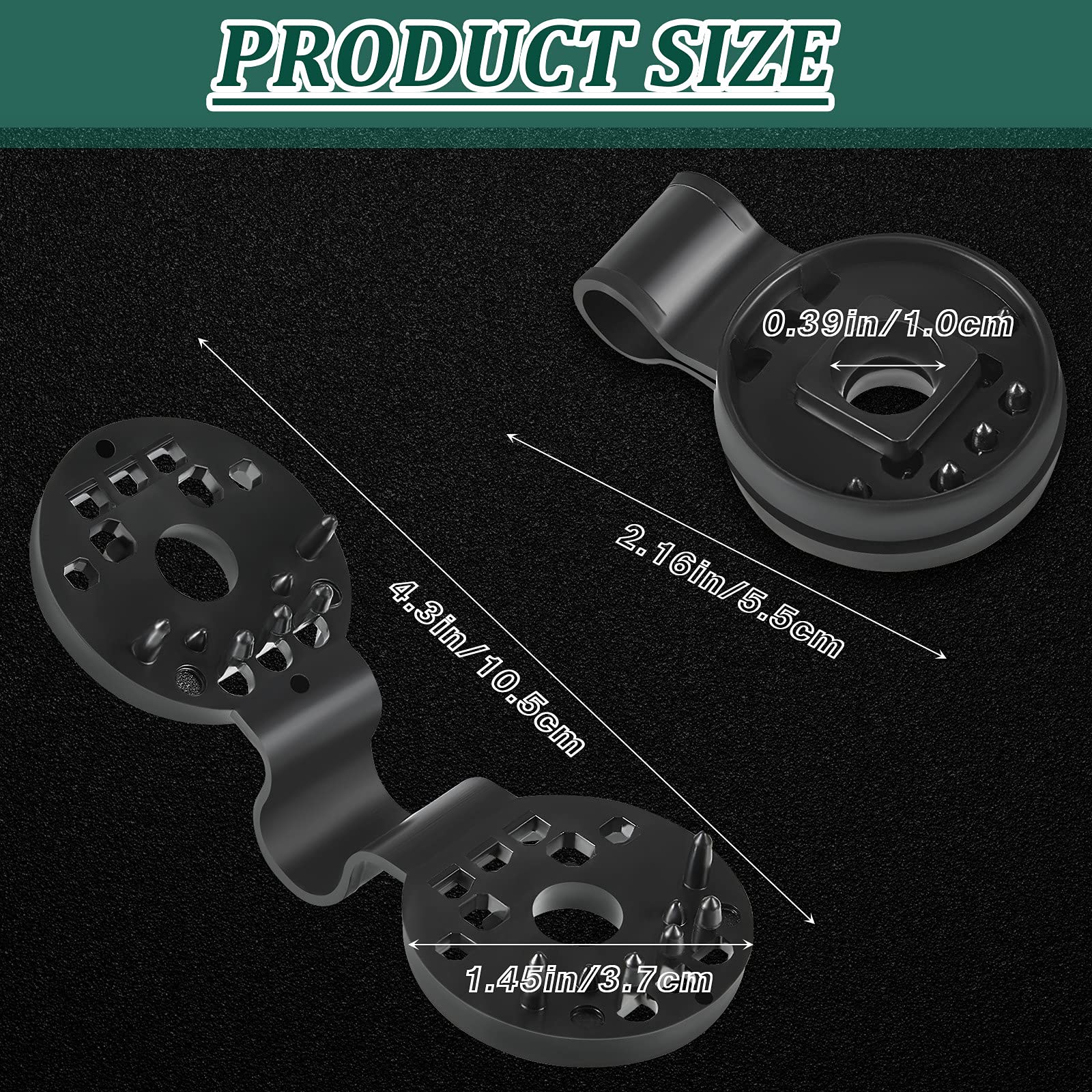 Frienda UV-treated plastic clip close-up shows durable grip for outdoor fabrics