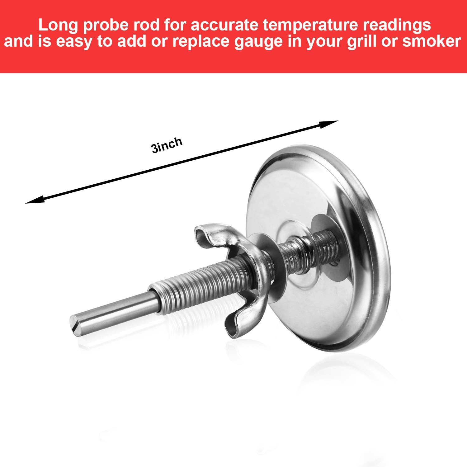 Frienda waterproof dial prevents foggy readings during hot grilling