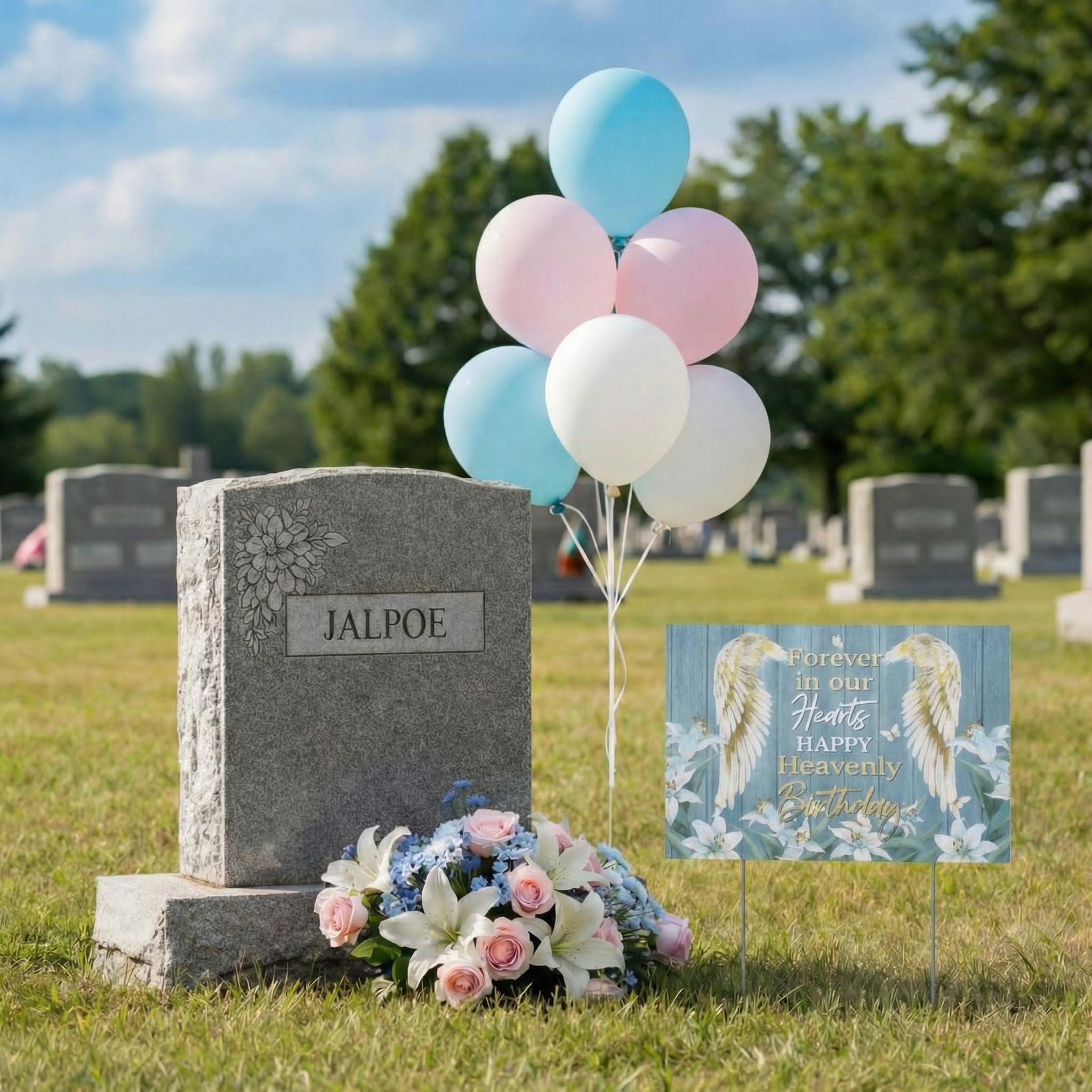 Frienda waterproof outdoor sign suitable for gardens and gravesites