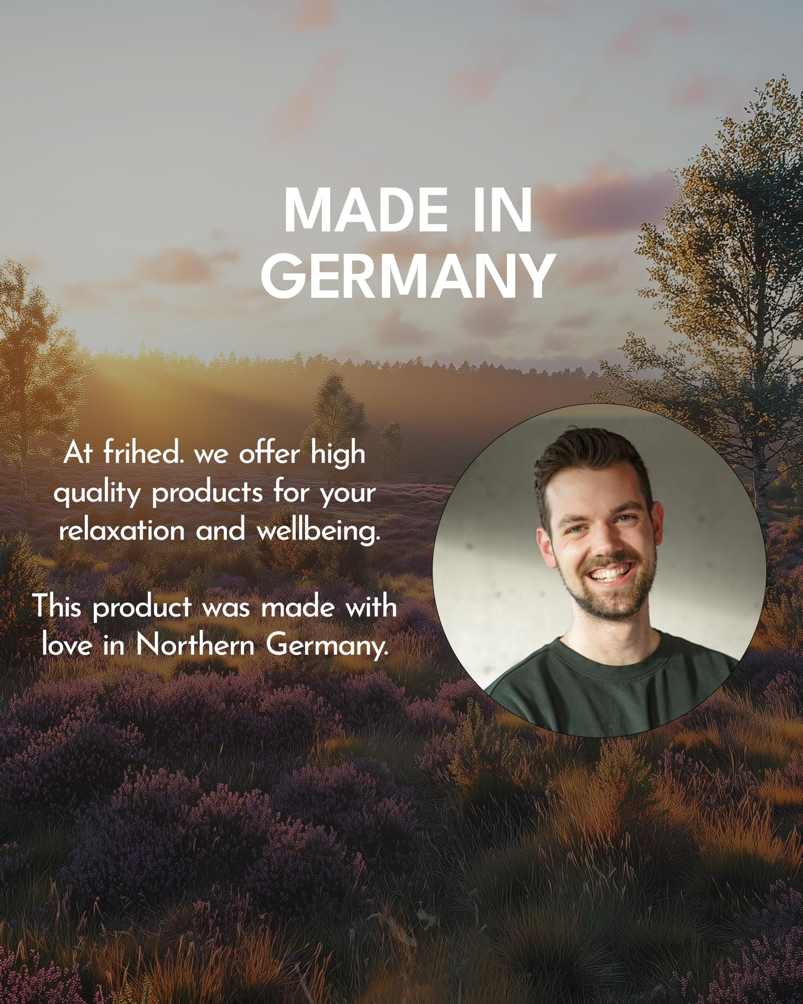 frihed-sauna-hat-made-in-germany-basalt badge visible signals premium German-made quality.
