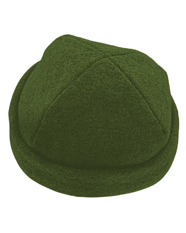 frihed. woolwalk sauna hat in forest color protects the head and aids heat regulation.