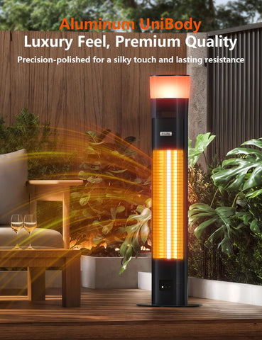 Frivibe aluminum unibody design resists rust and scratches for lasting outdoor use.