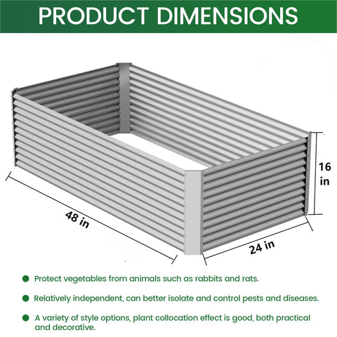 FRIZIONE tall garden bed in outdoor setting supports robust root growth.