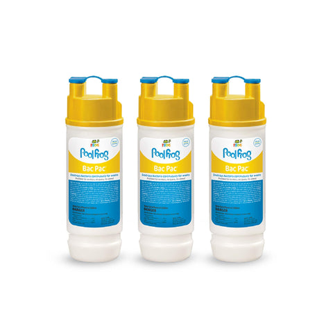 FROG Bac Pac 3-pack packaging for convenient chlorine solution