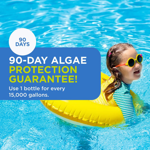 FROG BAM covers up to 15,000 gallons of pool water.