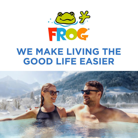 FROG water care helps achieve softer, clearer water in hot tub