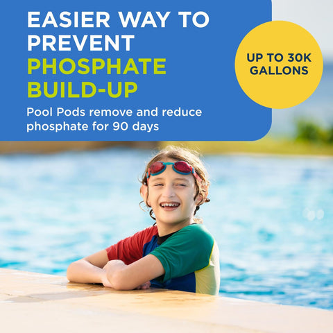 FROG dry-formula phosphate remover pod for mess-free pool care.
