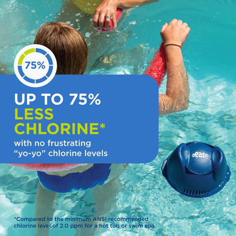 Crystal-clear water with reduced chlorine using FROG @Ease