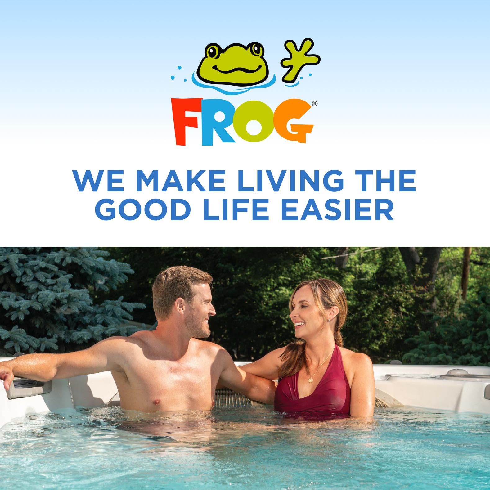 FROG long-lasting cartridge provides 3–4 weeks of dependable operation