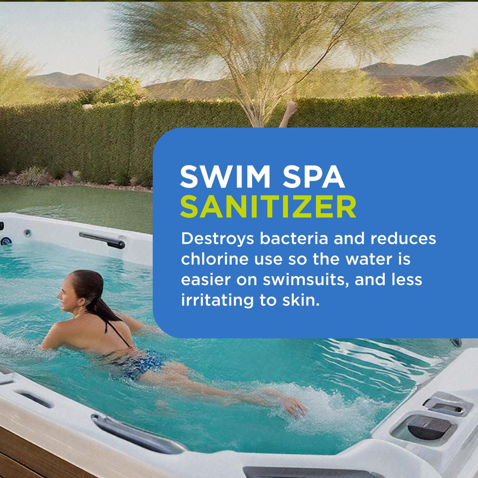 Silky, soft mineral water appearance from FROG @ease in a spa.