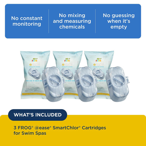 SmartChlor cartridge suitable for swim spas up to 3000 gallons.
