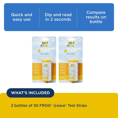 FROG EASE SmartChlor indicator guides cartridge replacement.