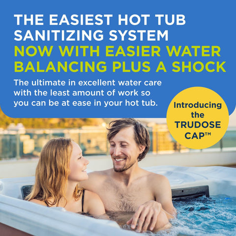 FROG @Ease total alkalinity increaser for balanced water pH during soaks.