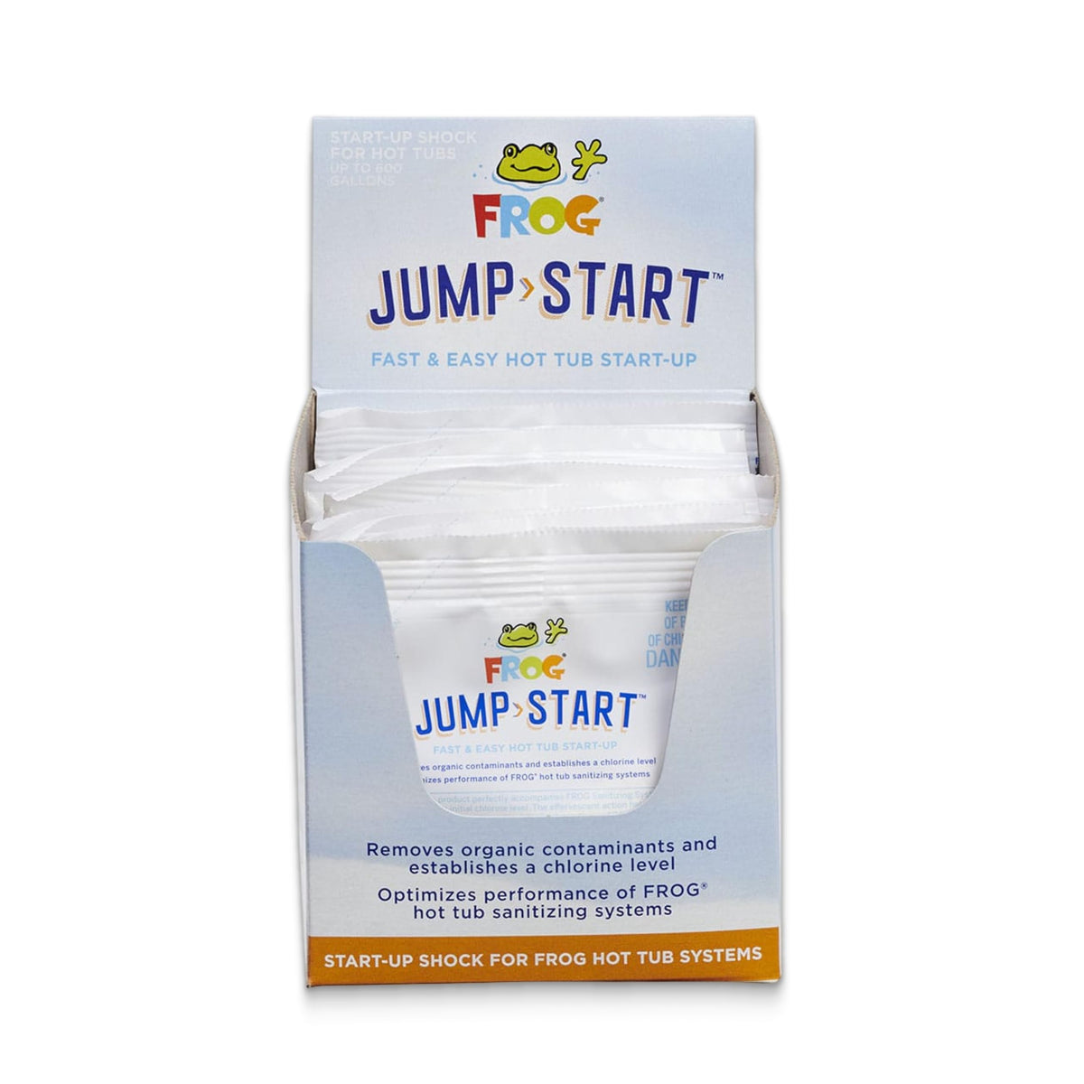 FROG Jump Start prefixed packet ready to use for quick hot tub start-up