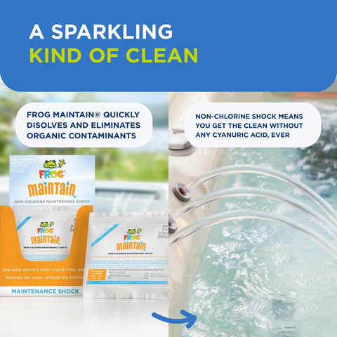 Prefilled FROG Maintain packet dissolves quickly without measuring