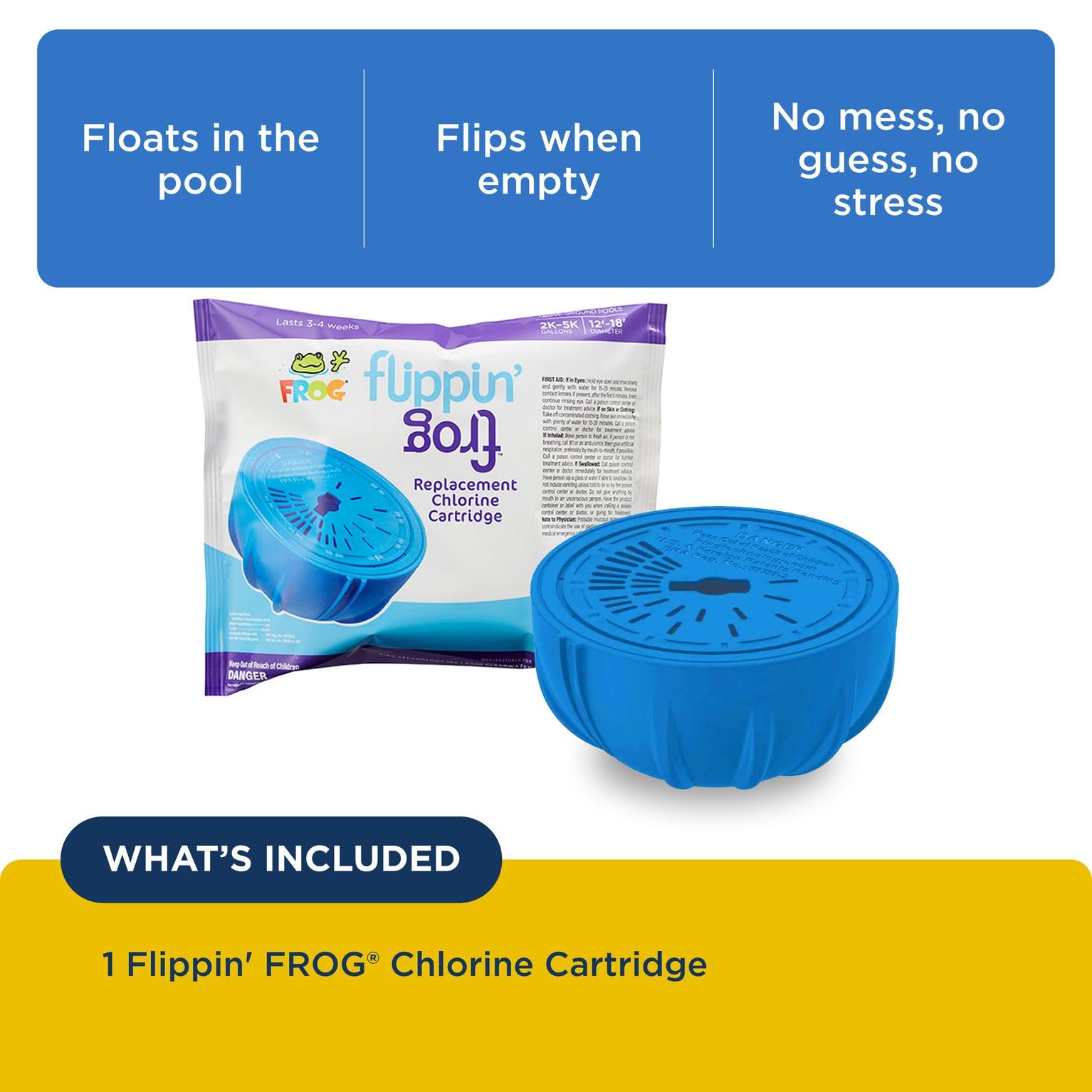 FROG mineral cartridge twist-on connection simplifies maintenance