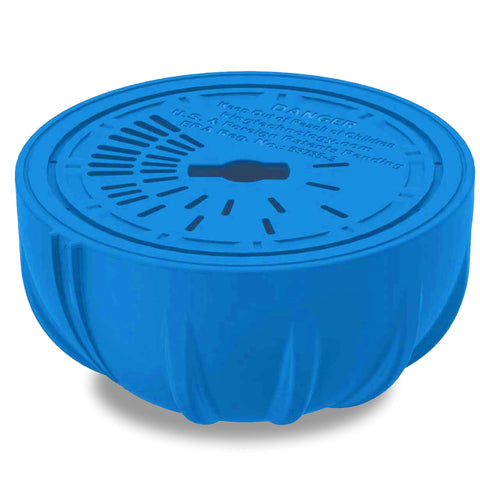 FROG replacement chlorine cartridge connected to pool system for easy sanitizing