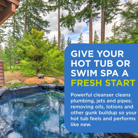 Seasonal shutdown cleaning with FROG keeps hot tub fresh on reopen