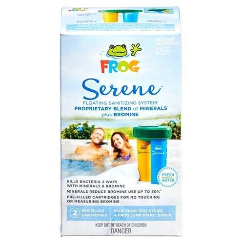 FROG Serene mineral cartridge for silky, softer water.