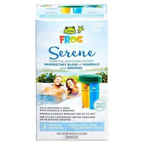 FROG Serene mineral cartridge for silky, softer water.
