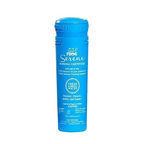 FROG Serene test strips highlight easy water balance monitoring.
