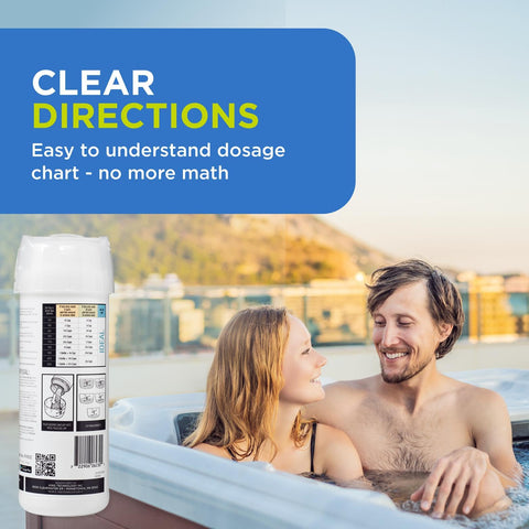 FROG Target dosage guide for hot tubs and swim spas.