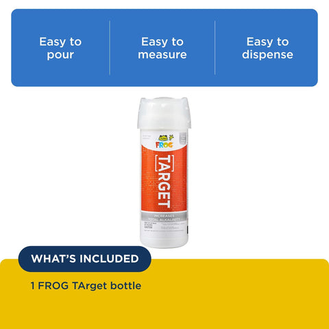 FROG Target measuring cap ensures accurate dosing every use.