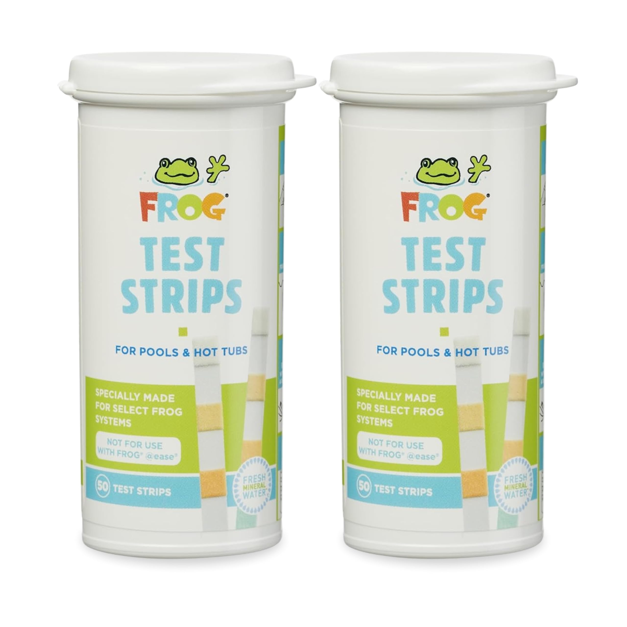 FROG Test Strips bottle ready for quick pool checks and accurate readings.