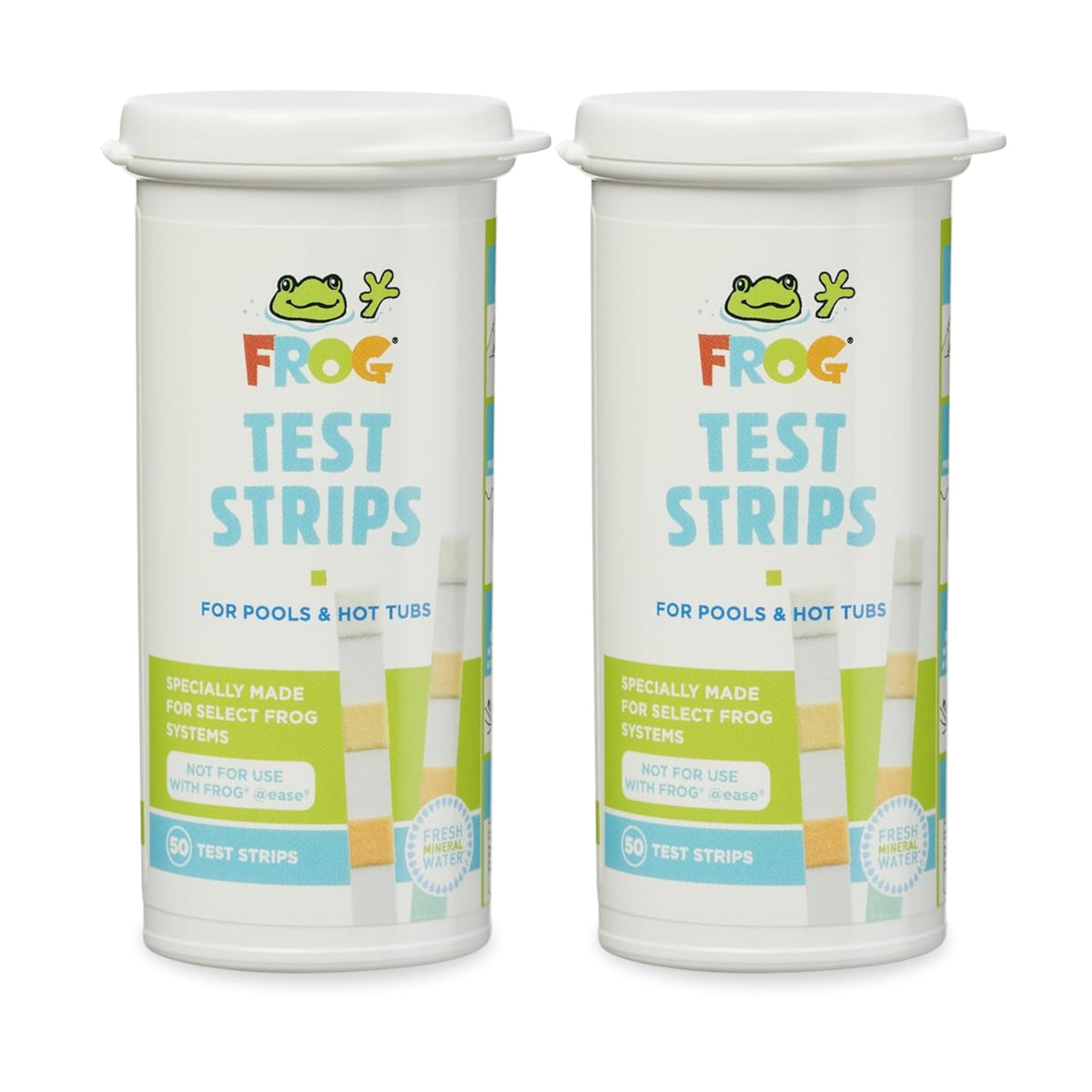 FROG Test Strips bottle ready for quick pool checks and accurate readings.