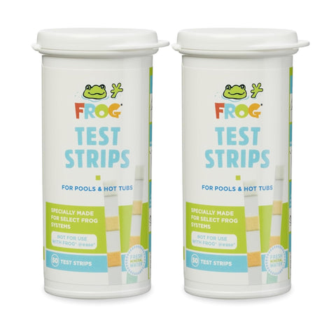 FROG Test Strips bottle ready for quick pool checks and accurate readings.