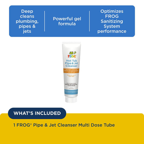 FROG water care delivers crystal-clear water in a spa system