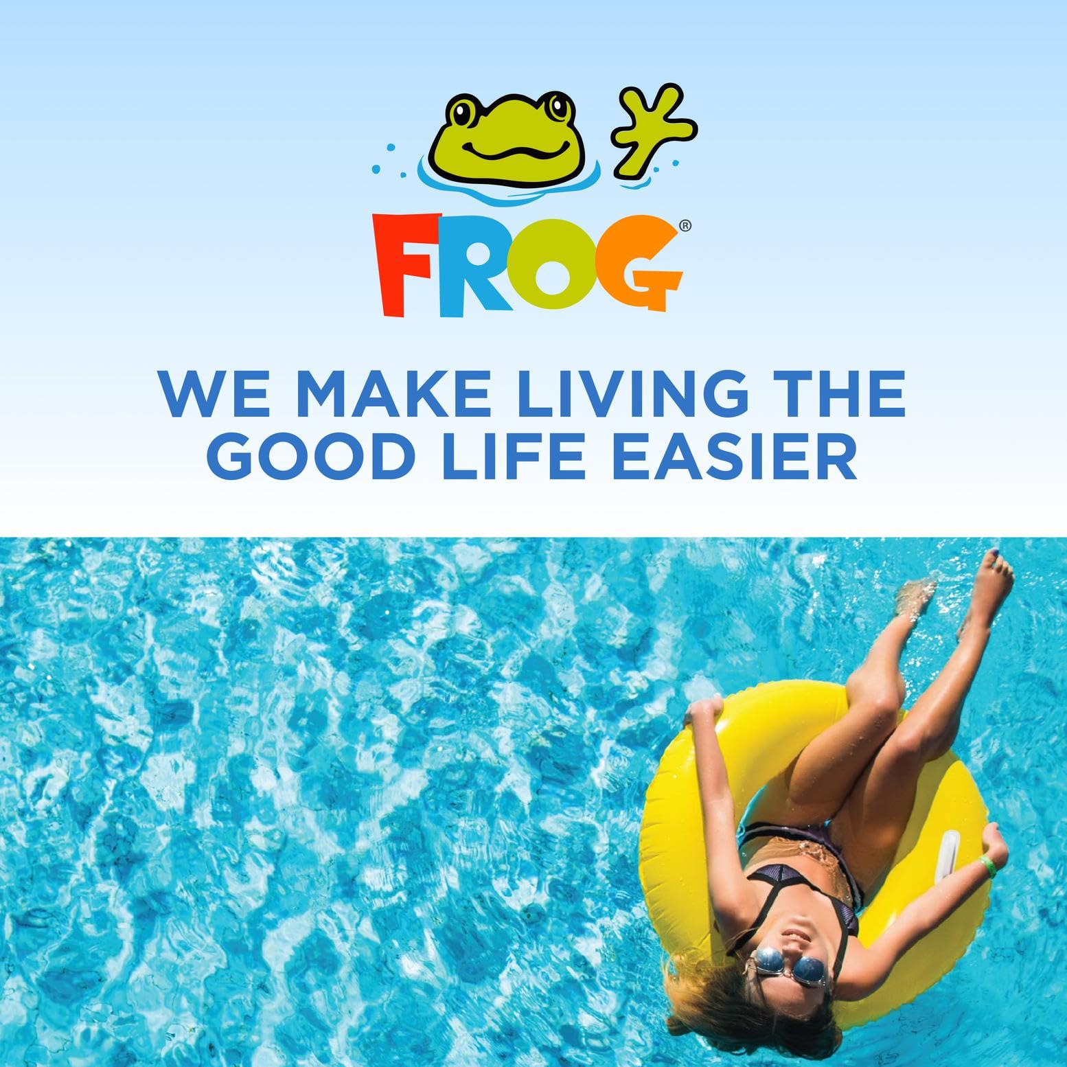 FROG water care yields inviting, shimmering pool water