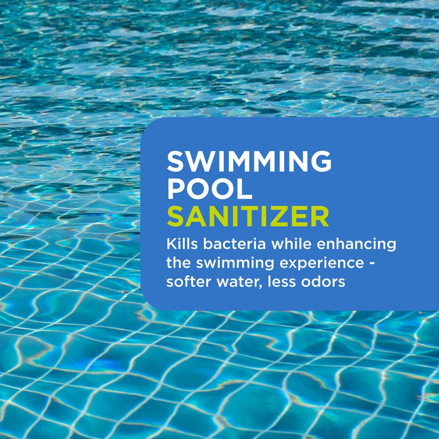 Refill cartridge shown for 3 to 4 week replacement during swim season