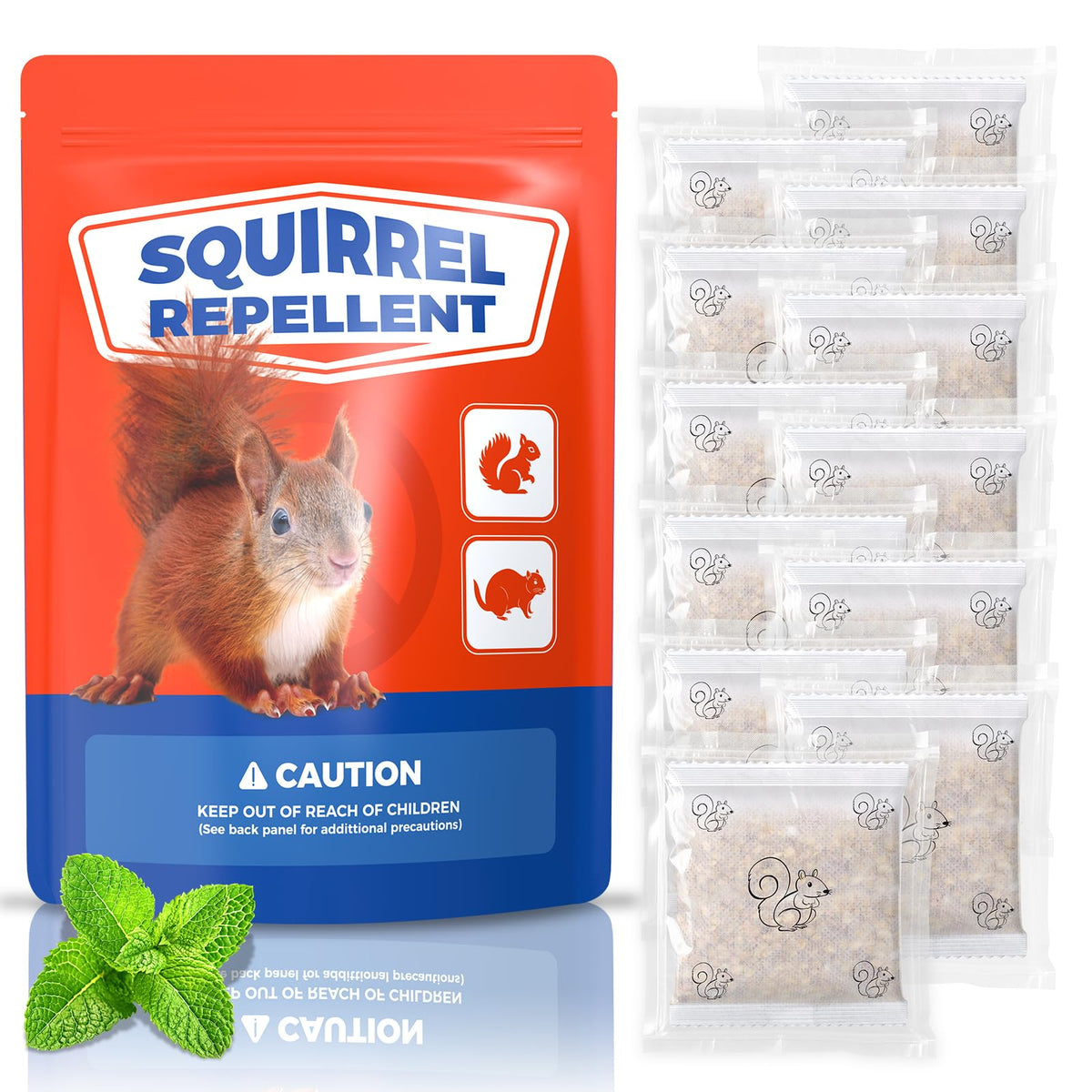 Frogoom Squirrel Deterrent outdoor use protects gardens from nibbling squirrels.