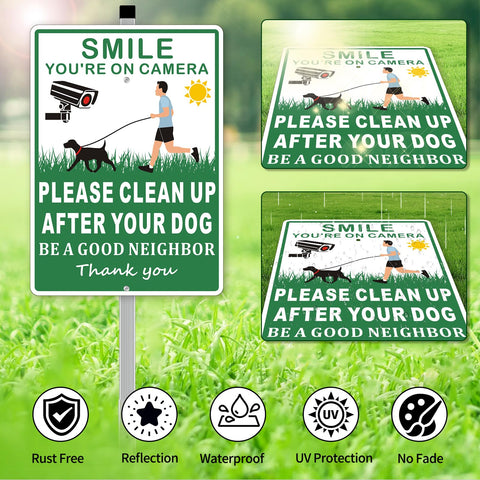 Frohllia high-visibility sign with white text improves readability from a distance.