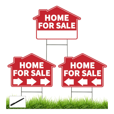 Frohllia 17x12 home-for-sale sign front view for high visibility.